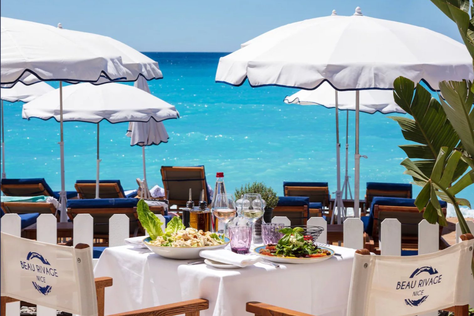 Beau Rivage beach dining